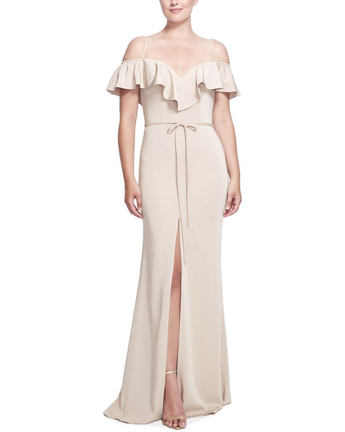 Marchesa Notte Rivoli Dress Beige US 8 2