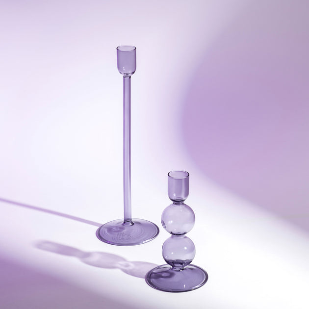 Villeroy & Boch Bubble Candleholder Lavender Small 3