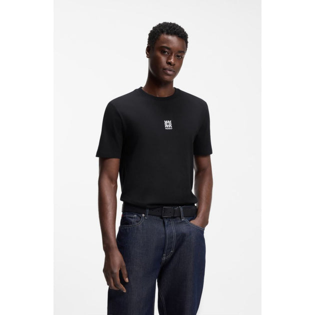 Hugo Boss Cotton-jersey T-shirt Black XLarge 4