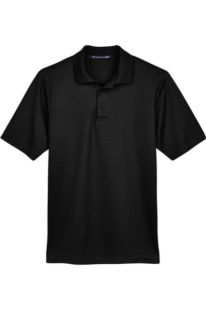 Devon & Jones CrownLux Performance Tall Plaited Polo Black Large Tall 2