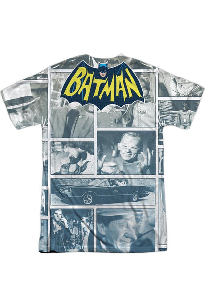 Gildan Batman Classic Tv 60s Panels Short Sleeve Polyester Crew Tee Blue XXXLarge 3