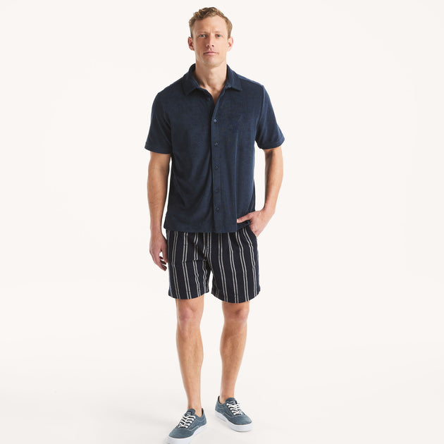 Nautica Striped Short Black Large 2