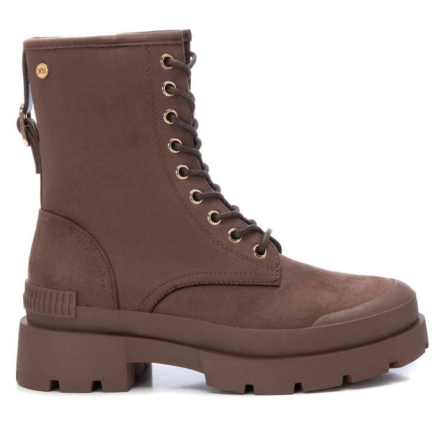 Xti 44638 Lace-Up Booties Brown US 9.5 3