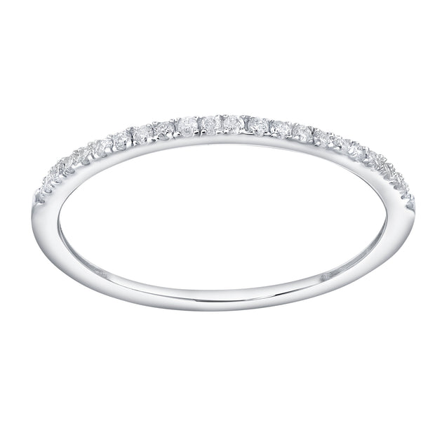 LuvMyJewelry Eternelle Diamond Band Silver US 8 2