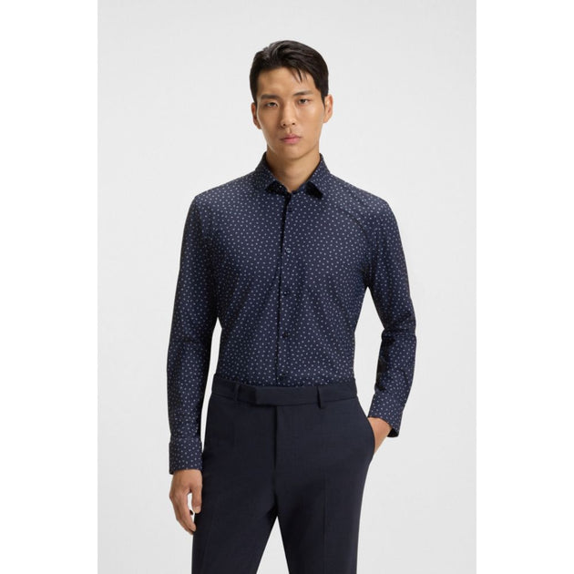 Boss Slim-fit Shirt Blue US 17.5 4