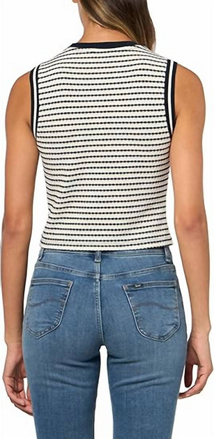 Ramy Brook Florence Tank Top Bleu Small 3