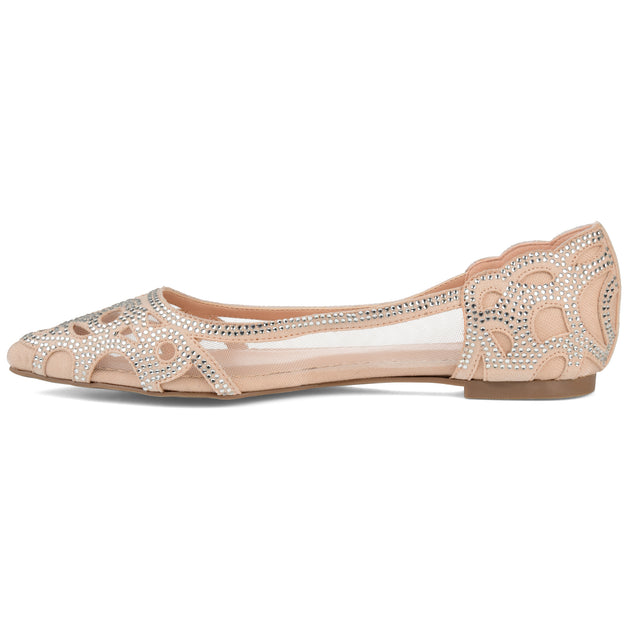 Journee Collection Batavia Flats Black US 6.5 3