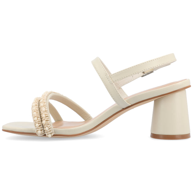 Journee Collection Lornnah Sandals Black US 9.5 3