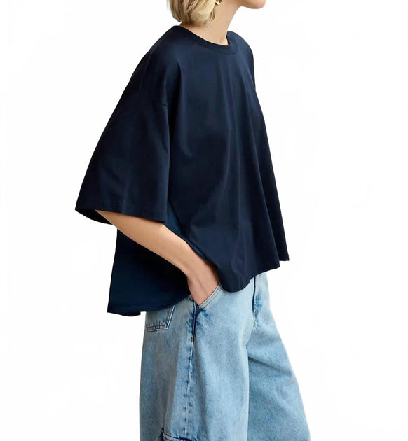 Essentiel Antwerp Grovel Tee Blue EU 36 4