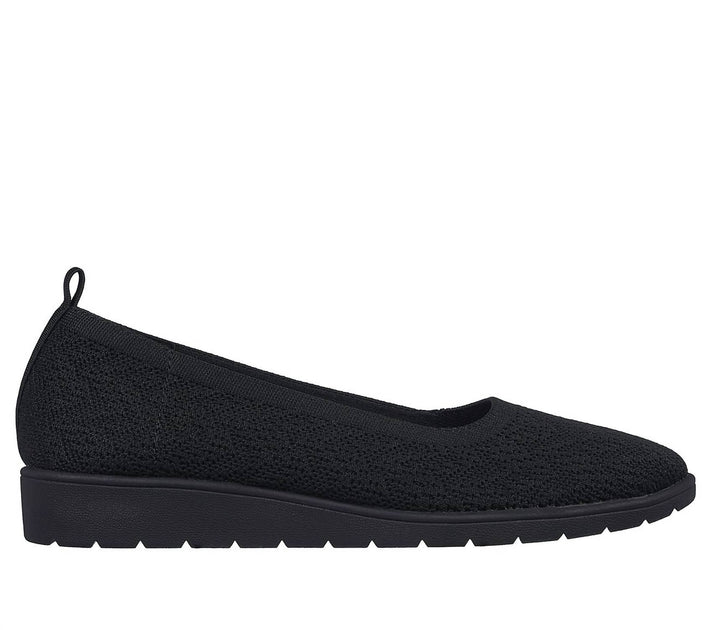 Skechers Cleo Flex Wedge Shoes Black US 5.5 2