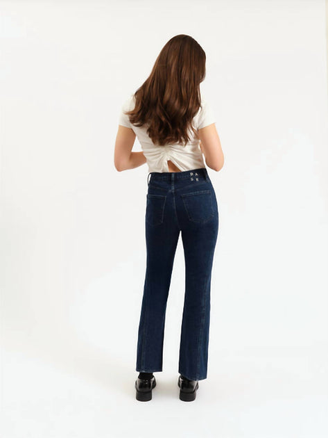 DAZE Soho High Rise Ankle Flared Jeans Multi 29 4
