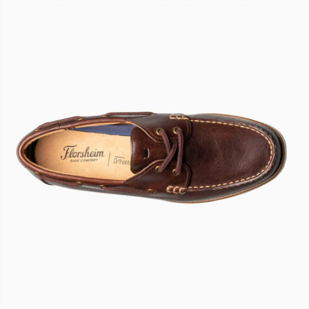 Florsheim Atlantic Moc Toe Boat Shoe Brown 8 4