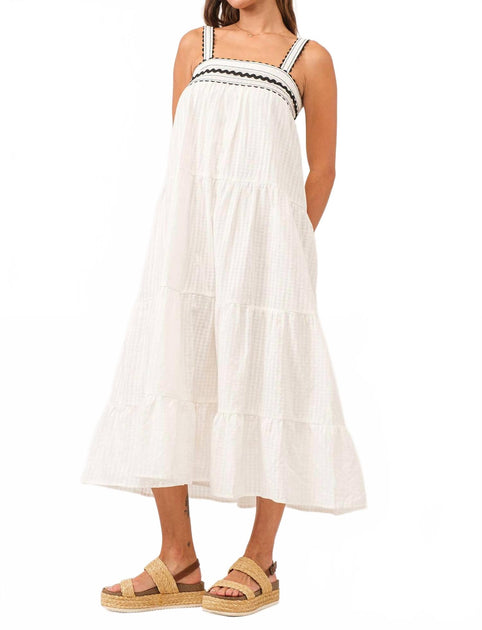 Dear John Denim Stevie Dress White Large 4