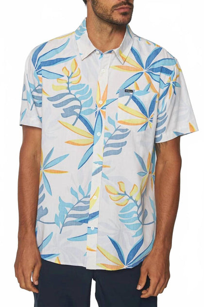 O'Neill Late Drop Short Sleeve Woven Shirt White Medium 2