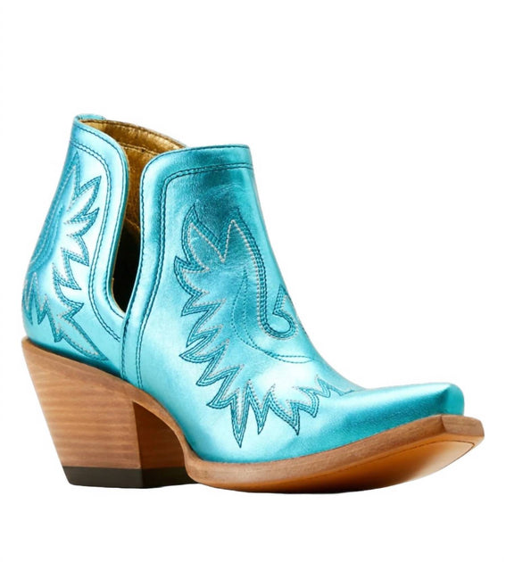 Ariat Dixon Western Ankle Boot Blue US 7 3