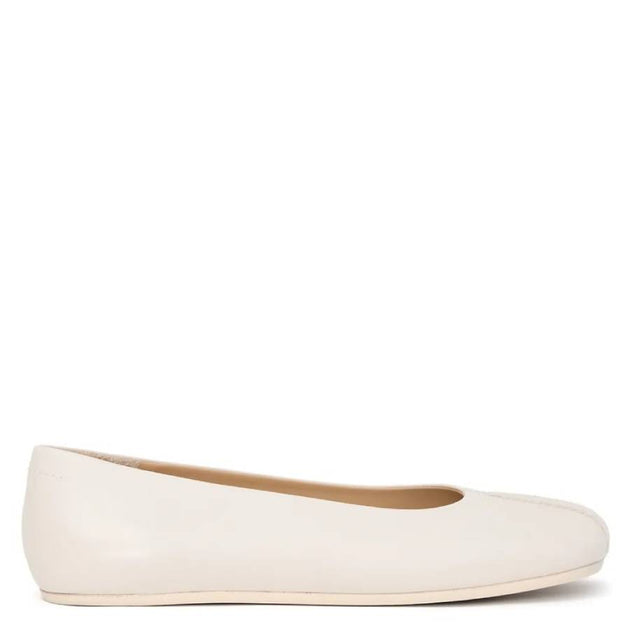 MM6 Stitch-Out Leather Ballet Flats Multi US 9 2