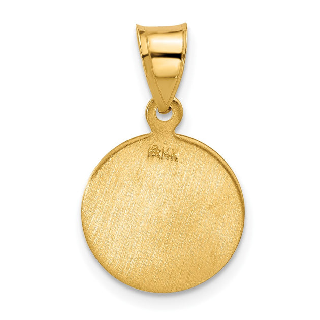 Diamond2Deal St Jude Thaddeus Medal Yellow Gold 4
