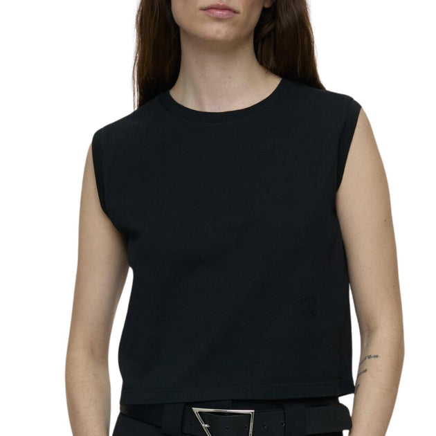 CLOSED Women's Sleeveless Top Black Large 2