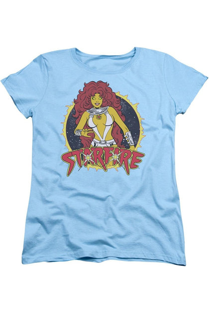 Gildan DC Comics Starfire T-Shirt Blue Medium 2