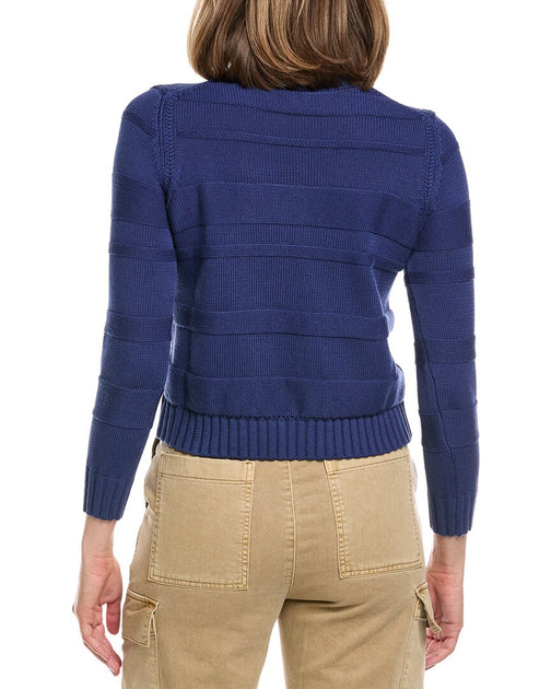 Hannah Rose Jessie Sweater Blue XLarge 3
