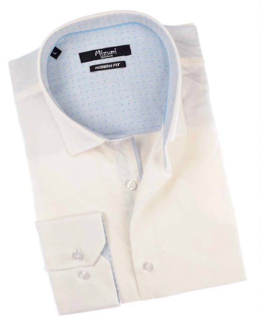 Mizumi Couture Kama Shirt White/Blue Medium 3