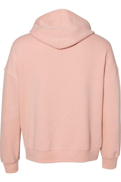 Bella + Canvas Sponge Fleece Drop Shoulder Sweat à capuche Rose XS 3