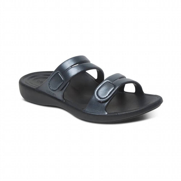 Aetrex Janey Sport Sandal Black US 5 3