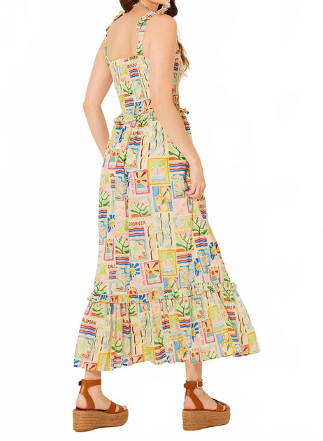 BILA77 Linda Flora Maxi Dress Multi XS 3
