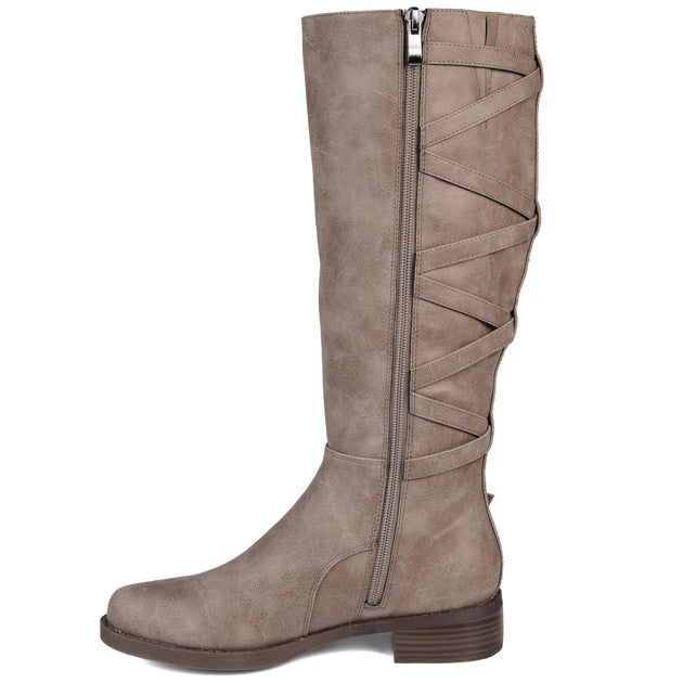 Journee Collection Carly Boot Blue US 5.5 3