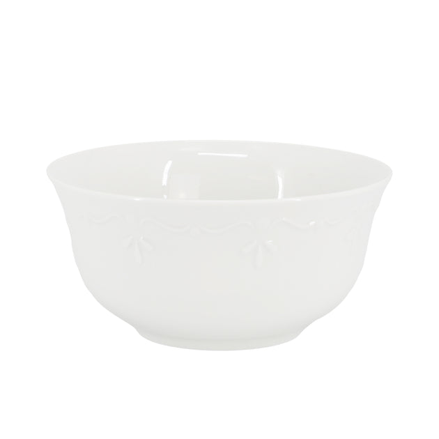Elama Henryi Bowl Set White 6.1in 3