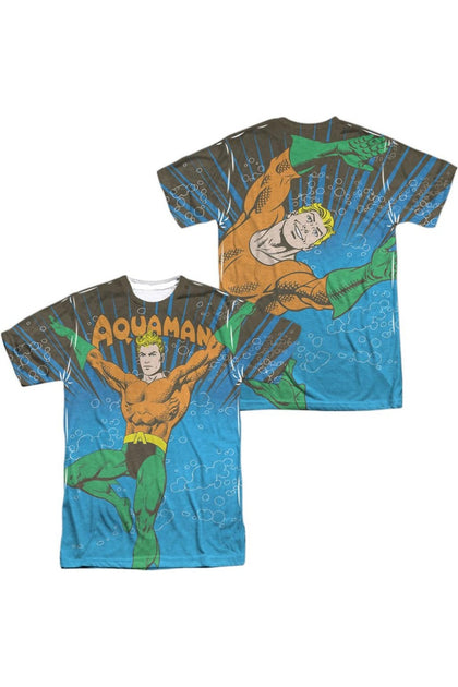 Gildan DC Comics Underwater Sub Short Sleeve Crew Tee White XXXLarge 2