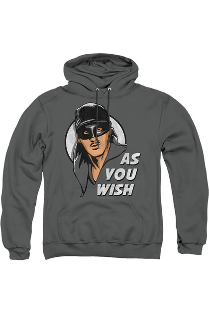 Gildan Princess Bride As You Wish Hoodie Black Large 2
