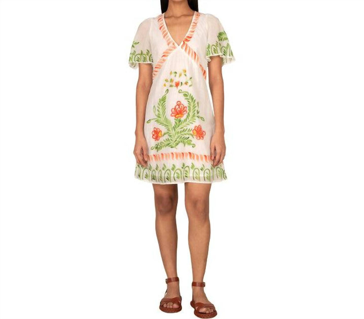 Banjanan Dumitara Mini Dress White Medium 2