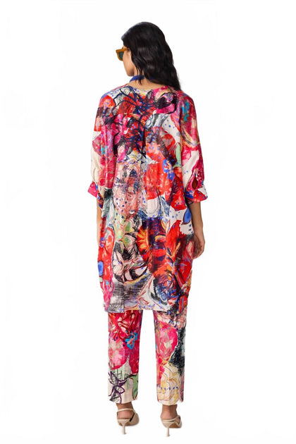 SAAKSHA & KINNI Akira Trousers Pink Multi Small 3