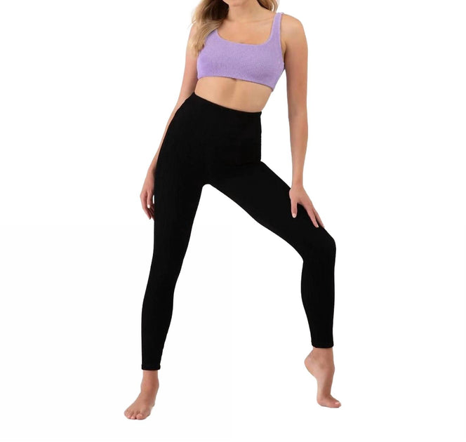 Bloch Graphite Crinkle Leggings Black XS 2