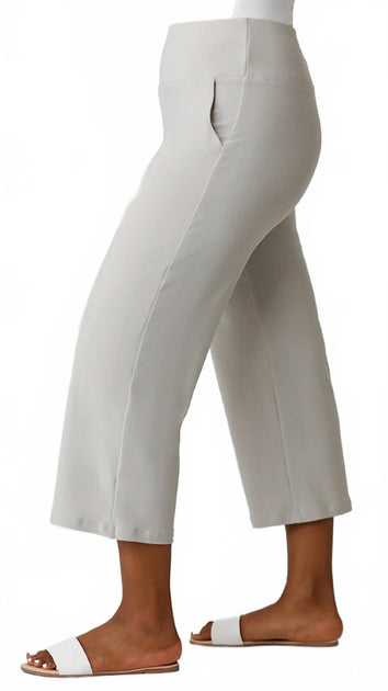 Sympli Straight Leg Crop Pant Grey US 4 4