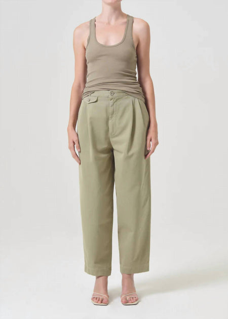 AGOLDE Becker Pantalon Chino Baggy Fit Beige 31 2