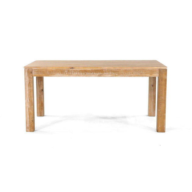 Hivvago Dining Table Rustic Brown 4
