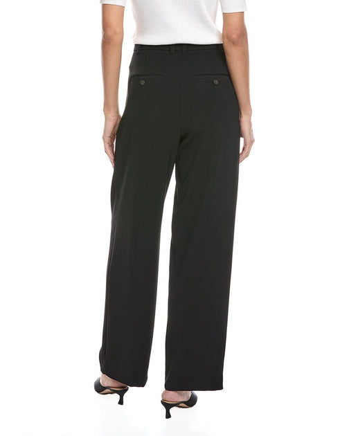 Vince Pantalon Plissé À Taille Basse Noir US 8 3