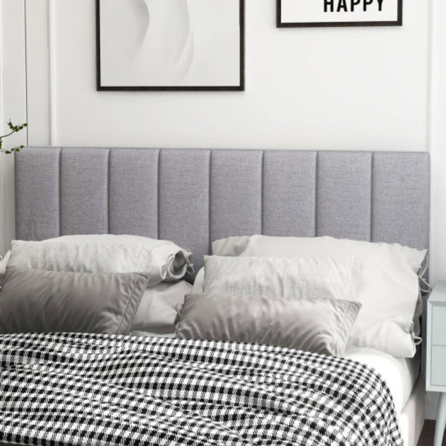 Hivvago Linen Headboard Gray 2