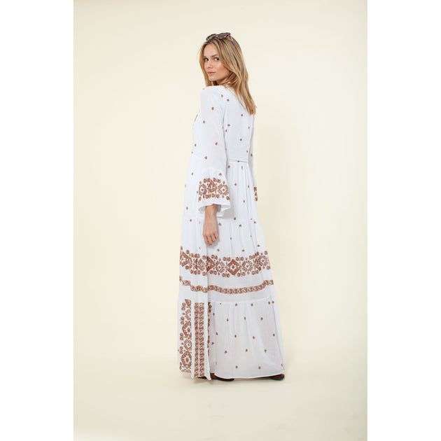 HALE BOB Marja Maxi Dress Multi Medium 3