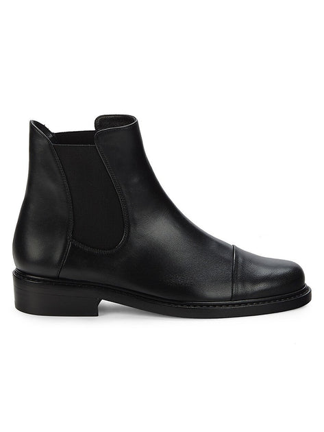 Stuart Weitzman Gobi Chelsea Boot Black Leather US 5 2