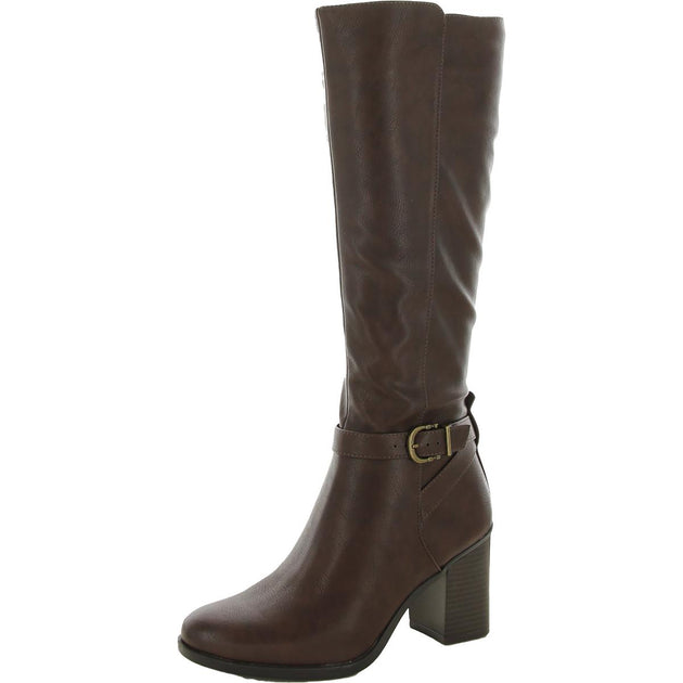 Naturalizer Joslynn Womens Faux Leather Knee High Boots ShopSimon