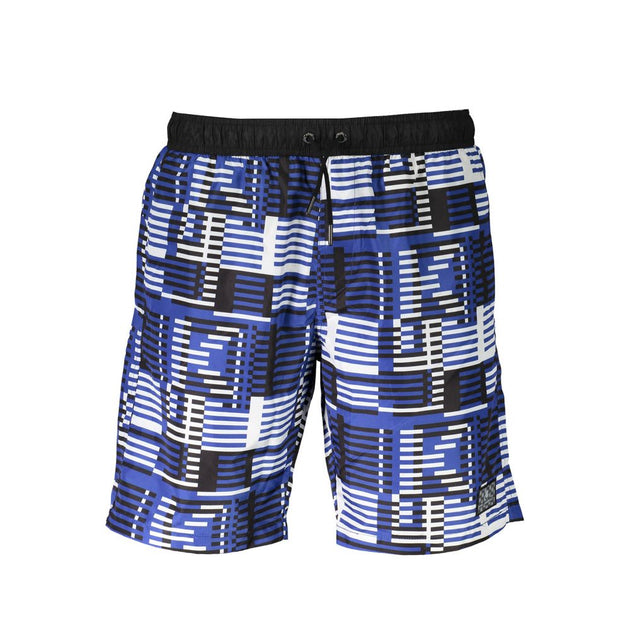 Karl Lagerfeld Long Sea Boxers Blue Small 3