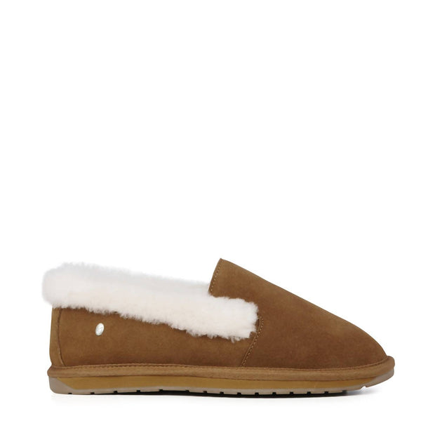 EMU Australia Blanche Cuff Slipper Brown US 9 3