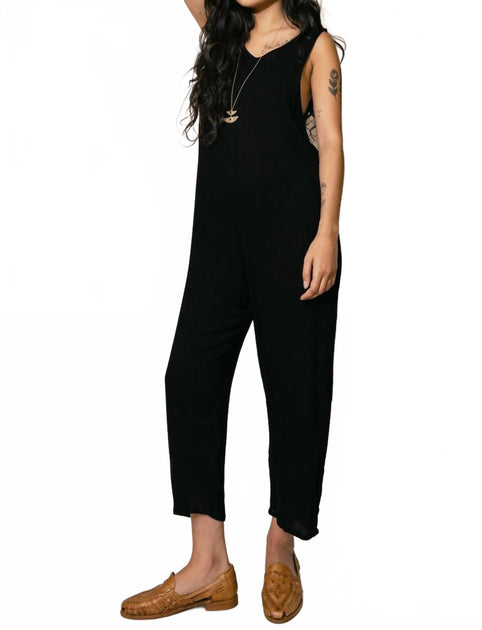 Altar Houseline Sleeveless Jumpsuit Black Medium 3