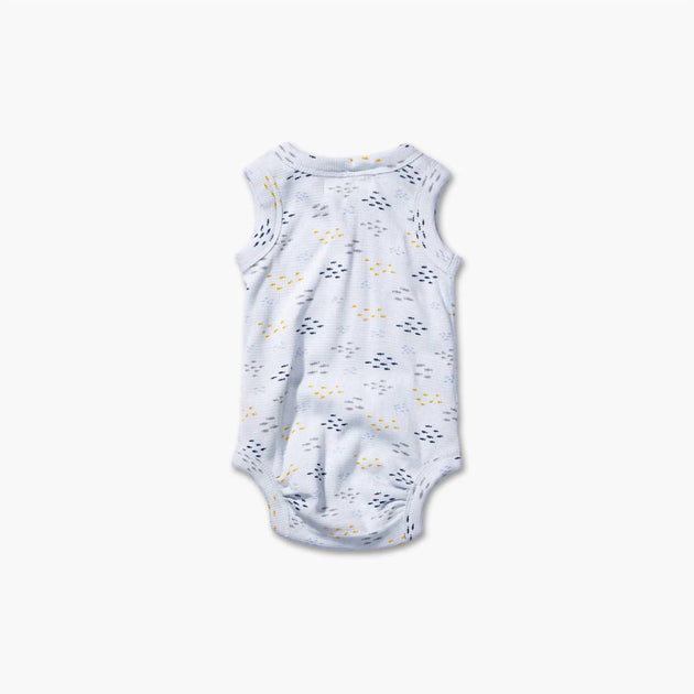 Sapling Organic Sardine Waffle Tank Bodysuit White 3-6 Months 3