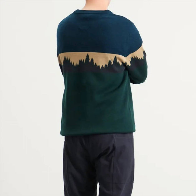 KAVU Highline Crewneck Sweater Green 2X 3