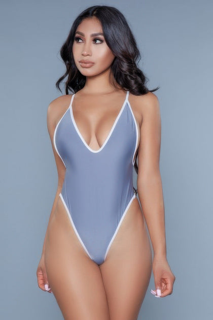 TRUEDAMES Payton Badeanzug Blau/Weiß XLarge 2