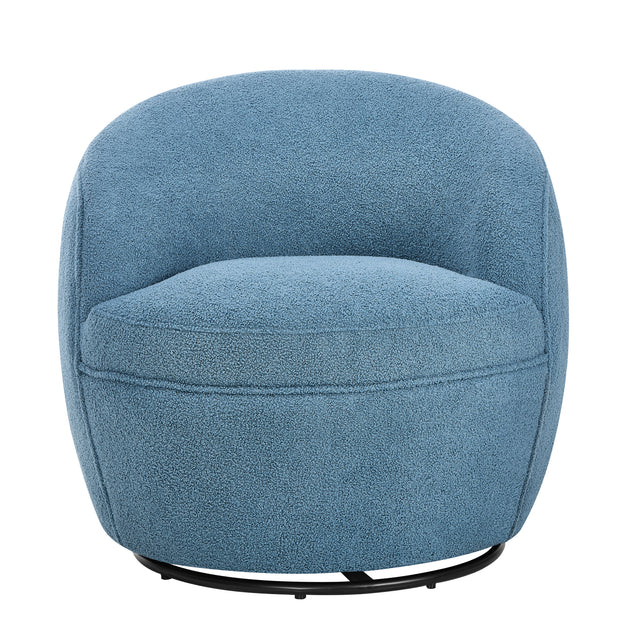 Streamdale 360 Swivel Barrel Chair Blue 3